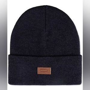 Levi's black beanie nwt